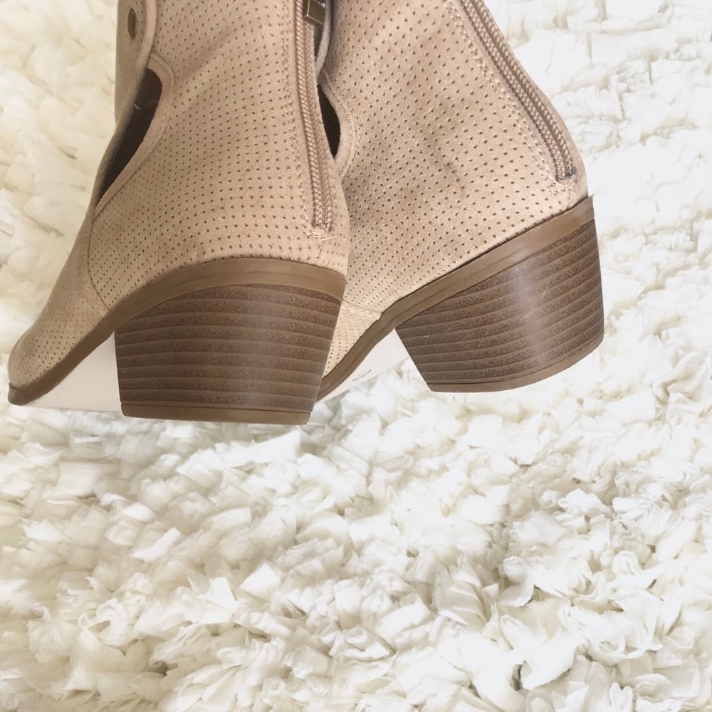 SALE! Perforated Ankle Booties with Cutout Detail! - Picture 5 of 6
